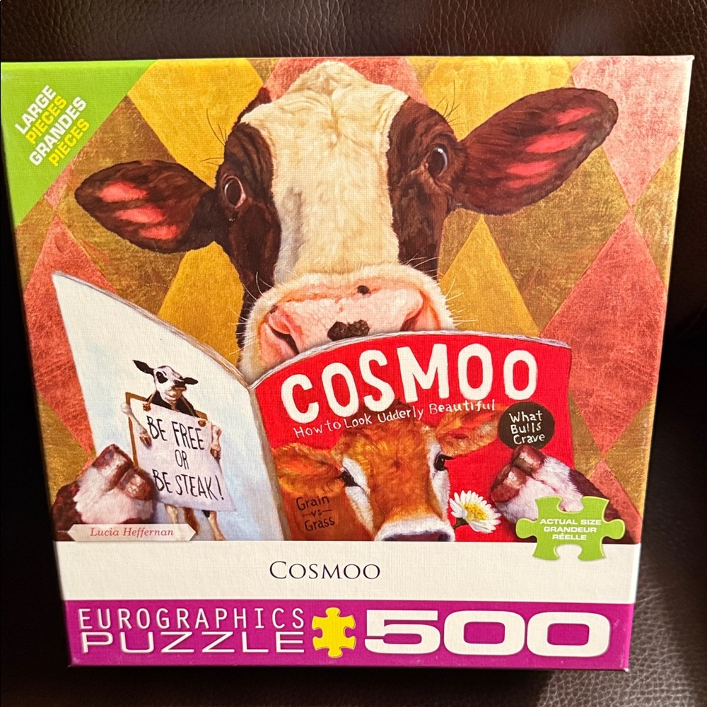 Eurographics Cosmoo Puzzle 500 Pieces Complete. Excellent condition large format